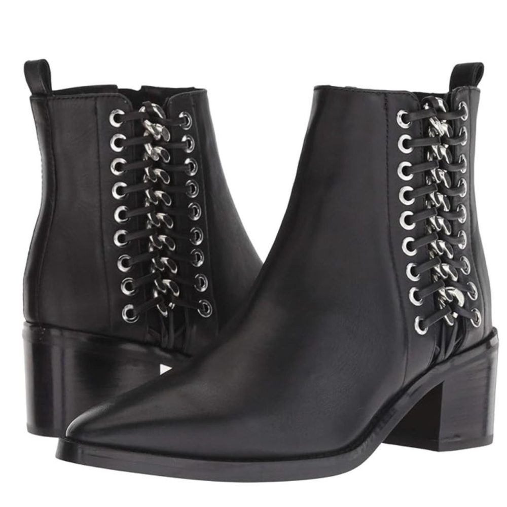 LIKE NEW Tony Bianco Siris Ankle Boots in Black Albany (Size 7AU/38)